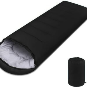 Sleeping Bag, Lightweight 3 Season Weather Sleep Bags for Kids Adults Girls Women, Microfiber Filled 5-20 Degree for Backpacking/Hiking/Camping/Mountaineering with Compression Sack